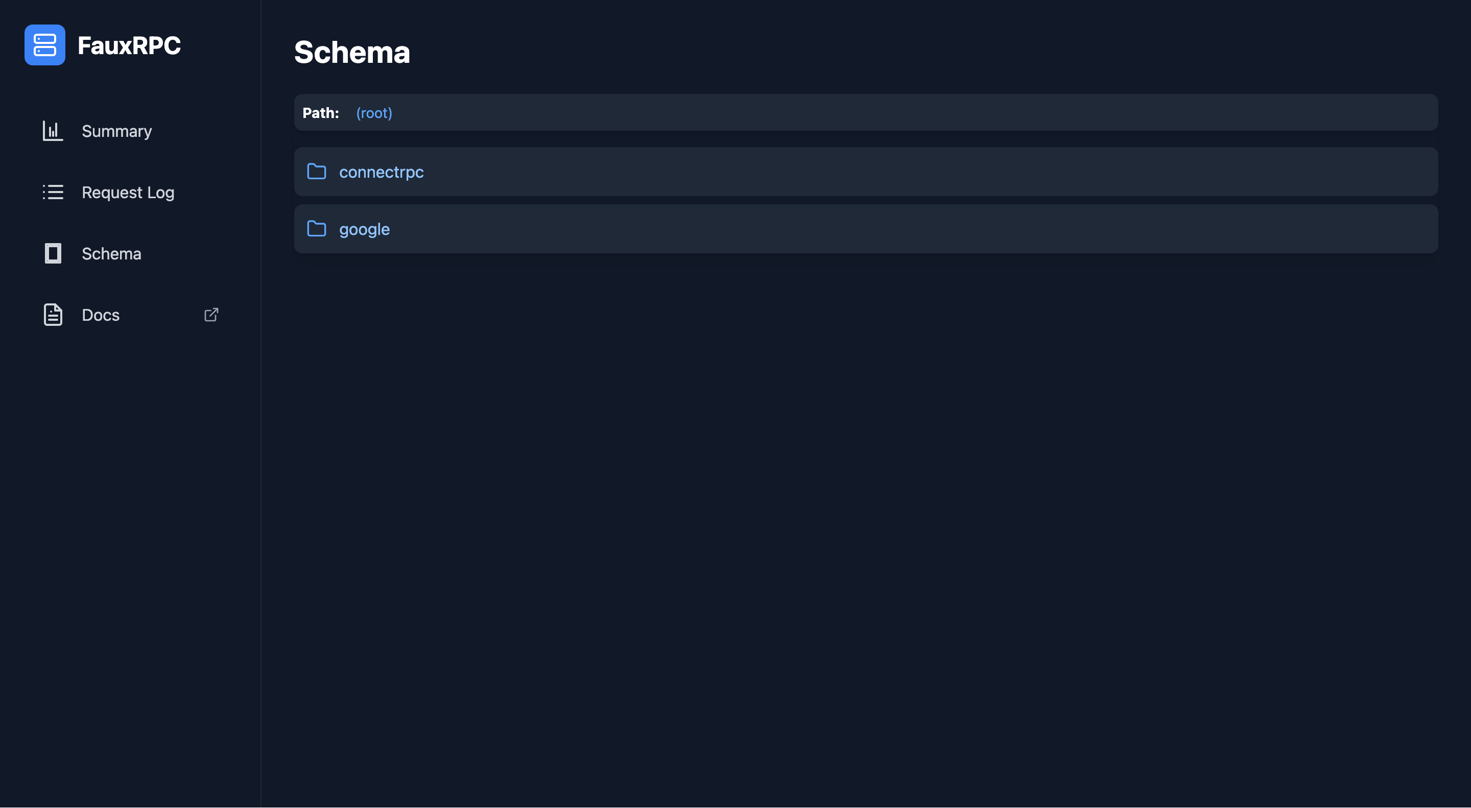 Schema Browser 1